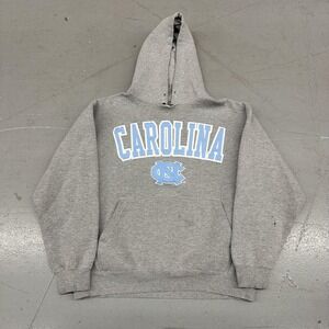 North Carolina Tar Heels Hoodie Sweatshirt Mens Medium Gray NCAA Pullover
